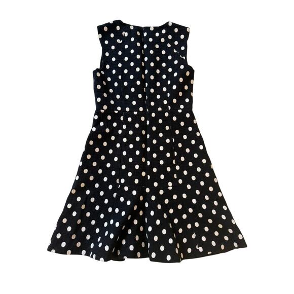 J. Crew Polka Dot Tweed Sleeveless Dress - Size 6 - Picture 4 of 4